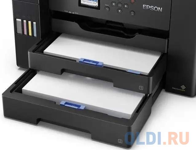 Принтер струйный Epson L11160 (C11CJ04404) A3+ Duplex Net WiFi USB черный