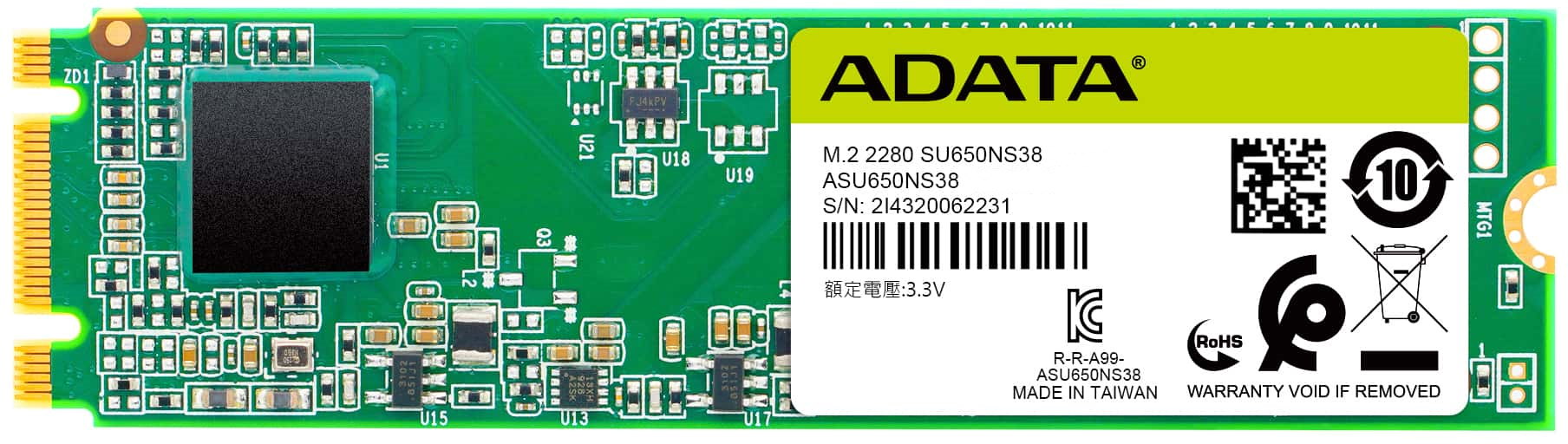 Накопитель SSD A-Data Ultimate SU650NS38 240Gb (ASU650NS38-240GT-C)