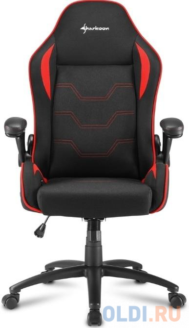 Кресло для геймеров Sharkoon Elbrus 1 чёрный с красным