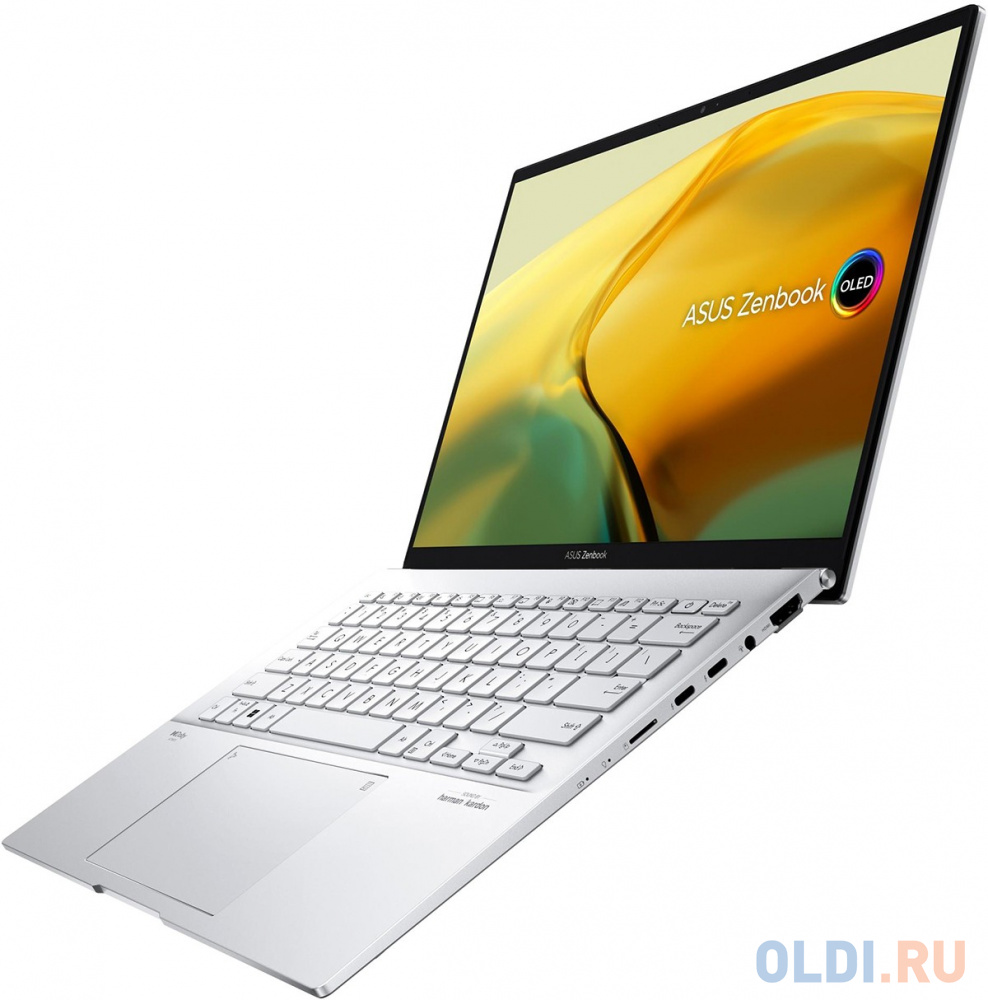 Ноутбук Asus Zenbook 14 UX3402VA-KM371W Core i7 1360P 16Gb SSD1Tb Intel Iris Xe graphics 14" OLED 2.8K (2880x1800) Windows 11 Home silver WiFi BT