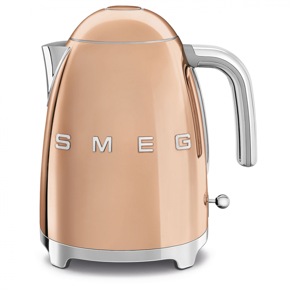 Чайник SMEG KLF03RGEU 1,7 2400Вт, скрытый нагревательный элемент, нержавеющая сталь, розовое золото (KLF03RGEU)