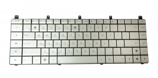 Клавиатура Pitatel для Asus N45, серебристая (KB-067R)
