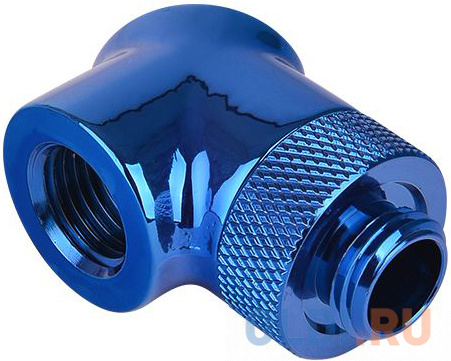 Pacific G1/4 90 Degree Adapter  [CL-W052-CU00BU-A] - Blue/DIY LCS/Fitting/2 Pack