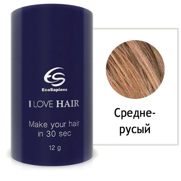 Загуститель волос EcoSapiens I Love Hair средне русый в Москвe