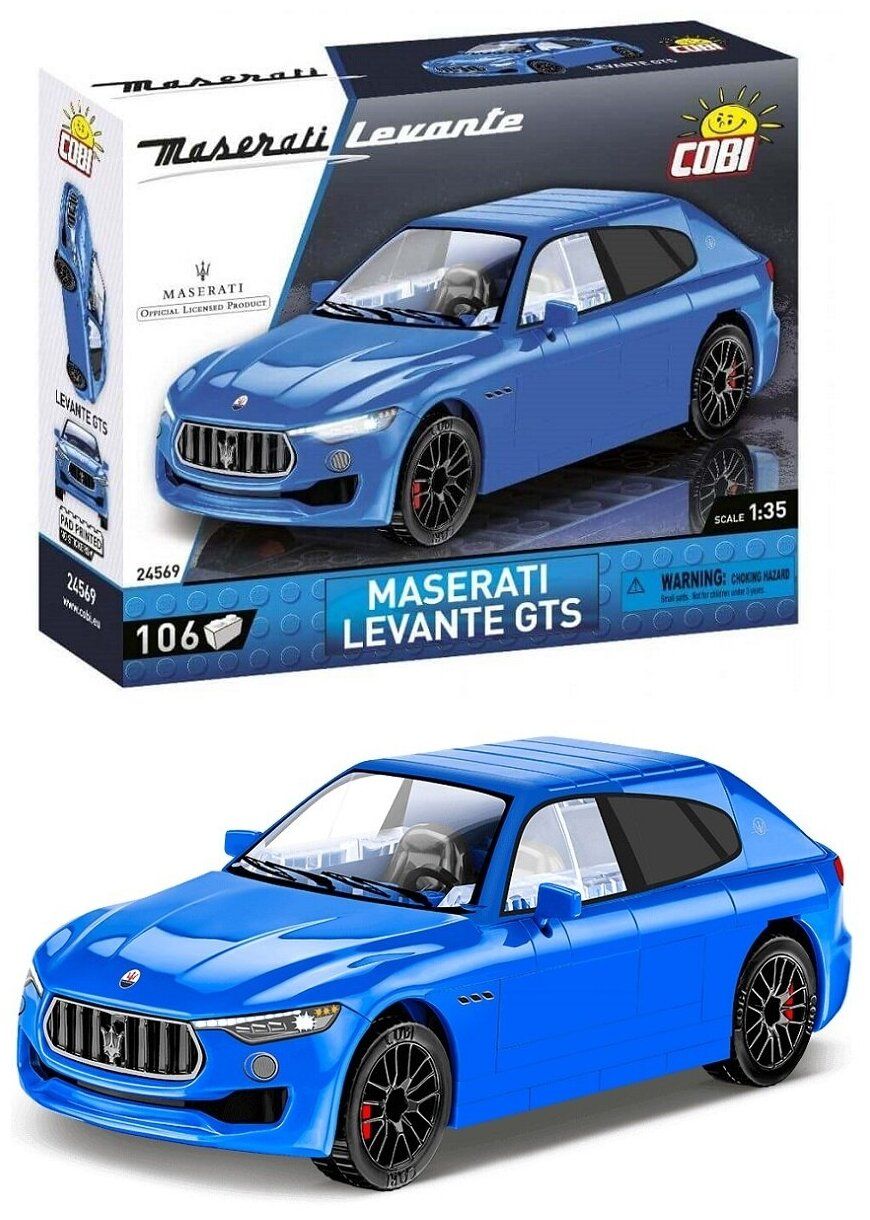 Конструктор Cobi арт.24569 Автомобиль Maserati Levante GTS 106 дет.