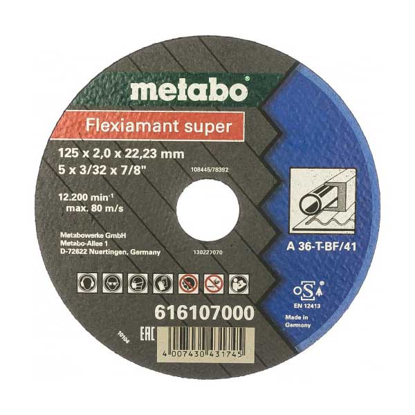 Диск отрезной по стали Metabo SP-Novoflex 125x2 RU 617163000