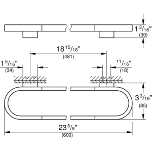 Полотенцедержатель Grohe Selection холодный рассвет глянец (41056GL0)