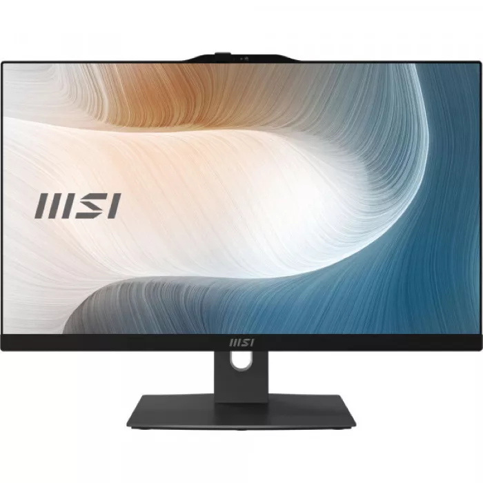 Моноблок MSI Modern AM242P 1M 23.8" 1920x1080, Intel Core i5-120U 1.4 ГГц, 16Gb RAM, 256Gb SSD, WiFi, BT, Cam, без ОС, черный, клавиатура, мышь (9S6-AE0721-1201)