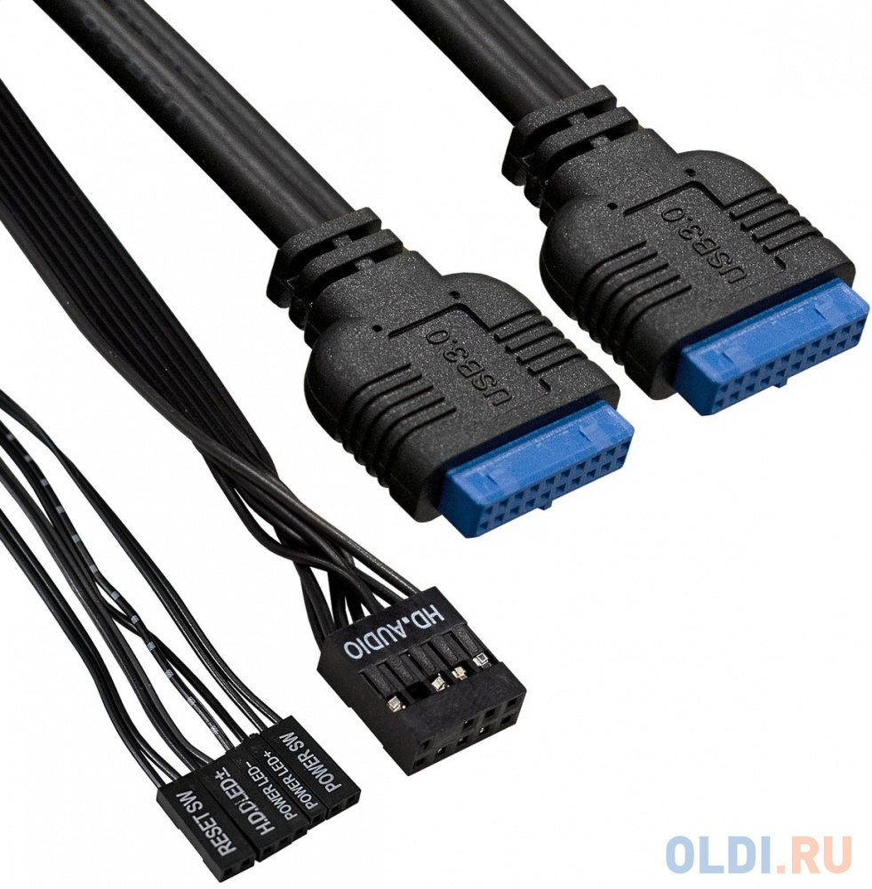 Корпус Minitower ExeGate BAA-105U4-01 (mATX, без БП, 4*USB2.0, HD аудио, черный) в Москвe