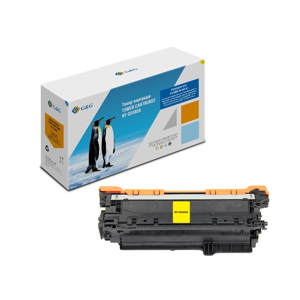 Картридж лазерный G&G NT-CE402A желтый (6000стр.) для HP LJ Enterprise 500 M551n/MFP M575dn/MFP M570dn