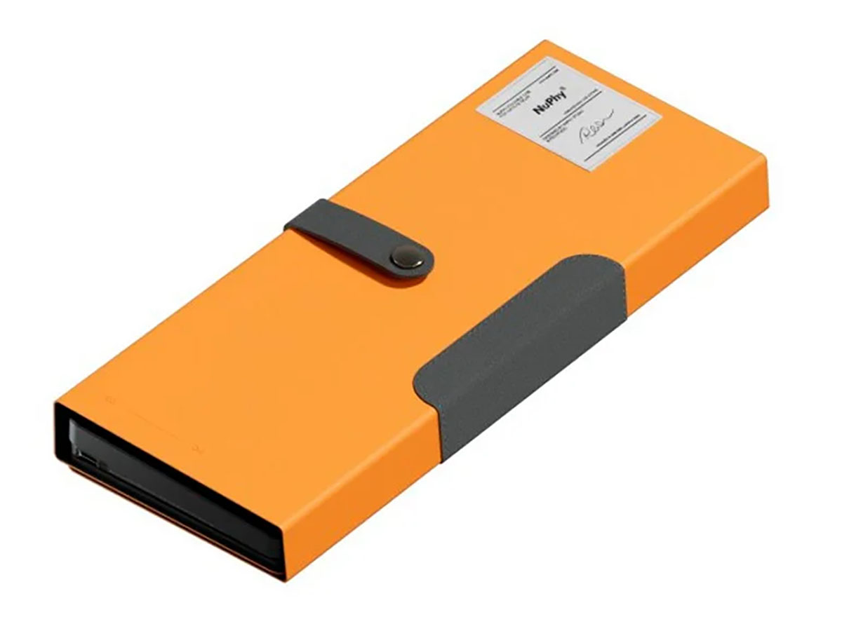 Чехол для клавиатуры Nuphy NuFolio V2 Air75 Case Orange, Пластик/Искусственная кожа, Оранжевый AIR75-Case