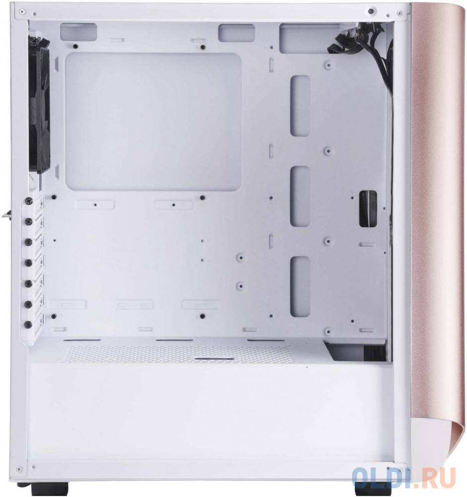 Корпус ATX SilverStone SST-SEA1GW-G Без БП белый розовое золото в Москвe