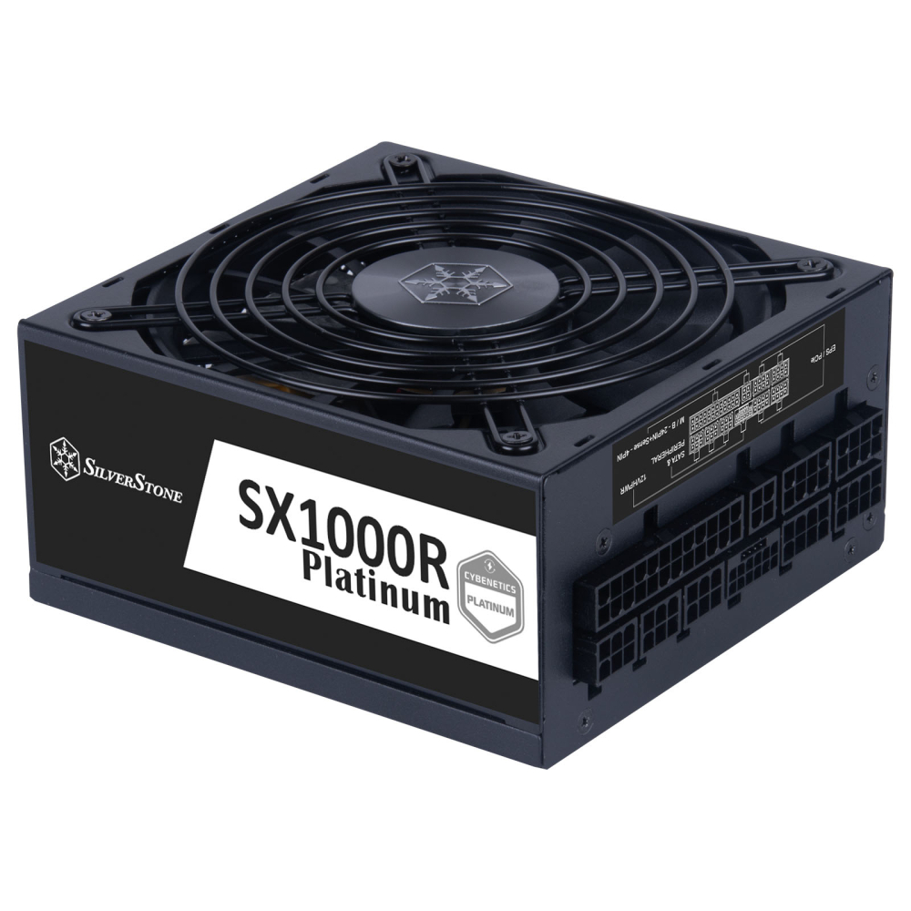 Блок питания 1 кВт SFX-L SilverStone SX1000R, 120 мм, 80 Plus Platinum, Retail (SST-SX1000R-PL)