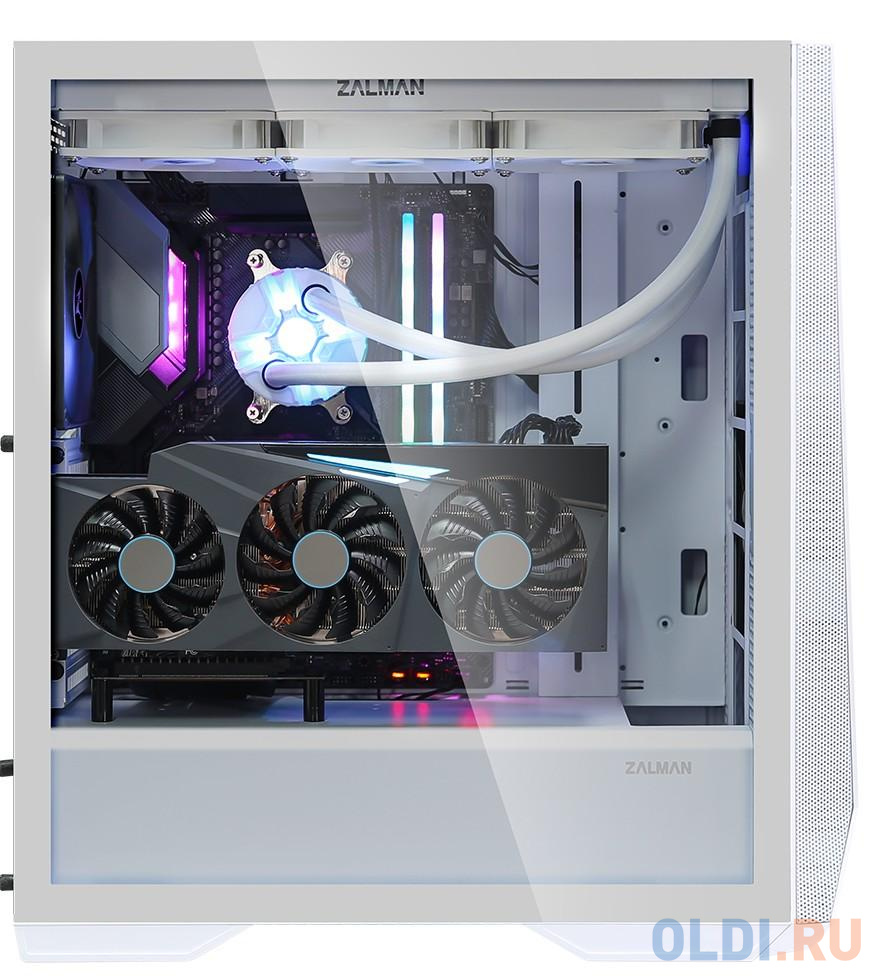 Корпус ATX Zalman Z9 Iceberg White Без БП белый