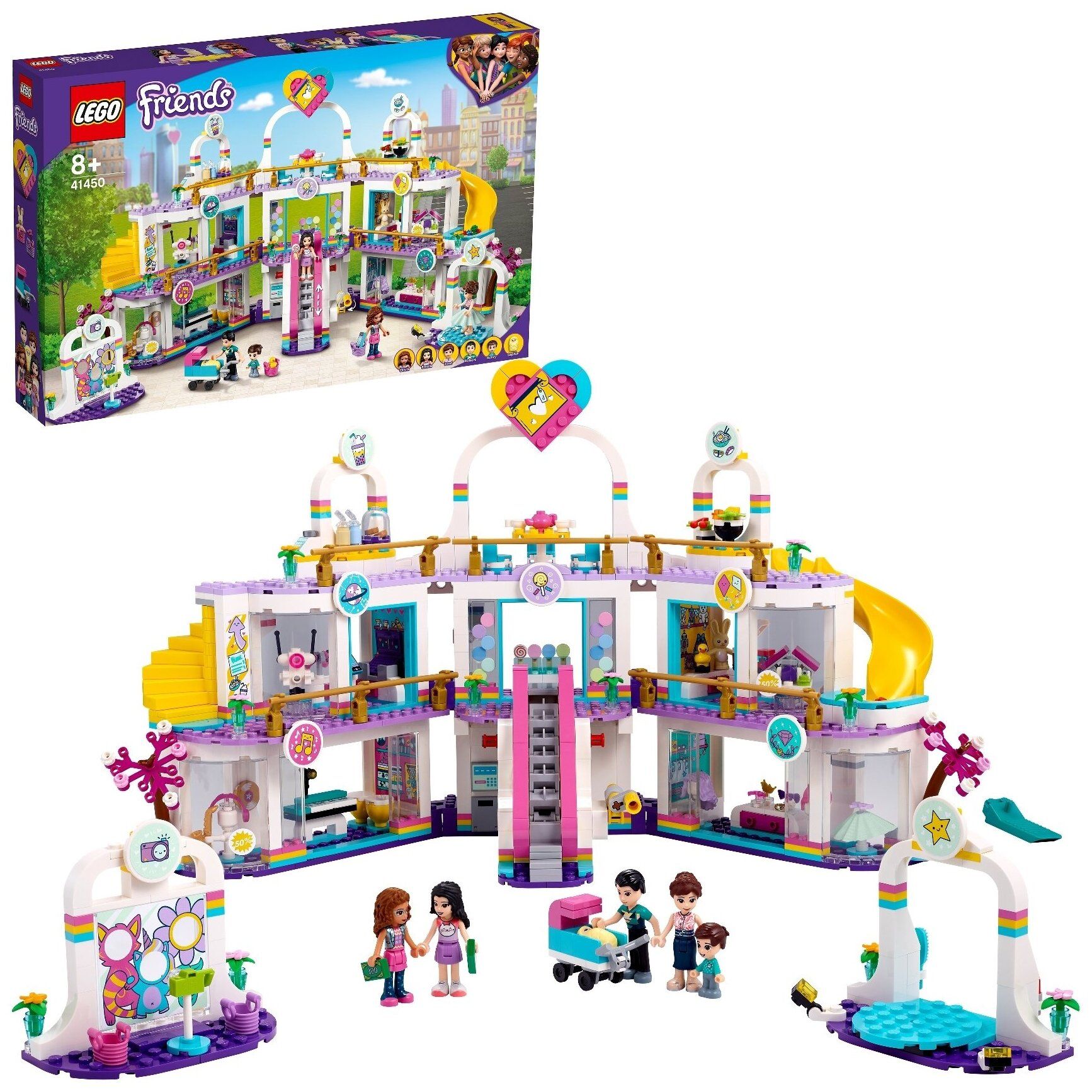 Конструктор LEGO Friends "Торговый центр Хартлейк Сити" 41450 в Москвe