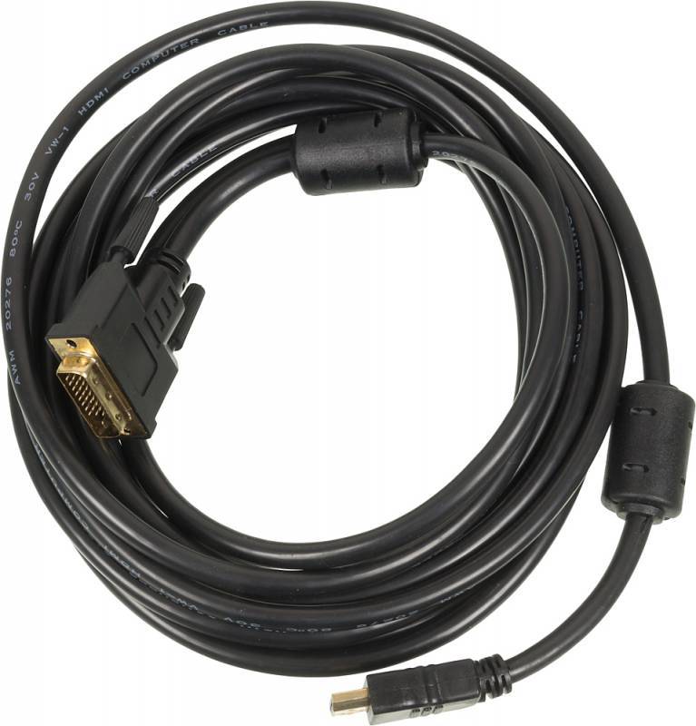 Кабель Ningbo DVI-D (m)/HDMI (m) 5м.