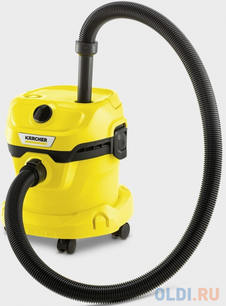 Промышленный пылесос Karcher WD 2 Plus V-12/4/18 сухая влажная уборка жёлтый в Москвe