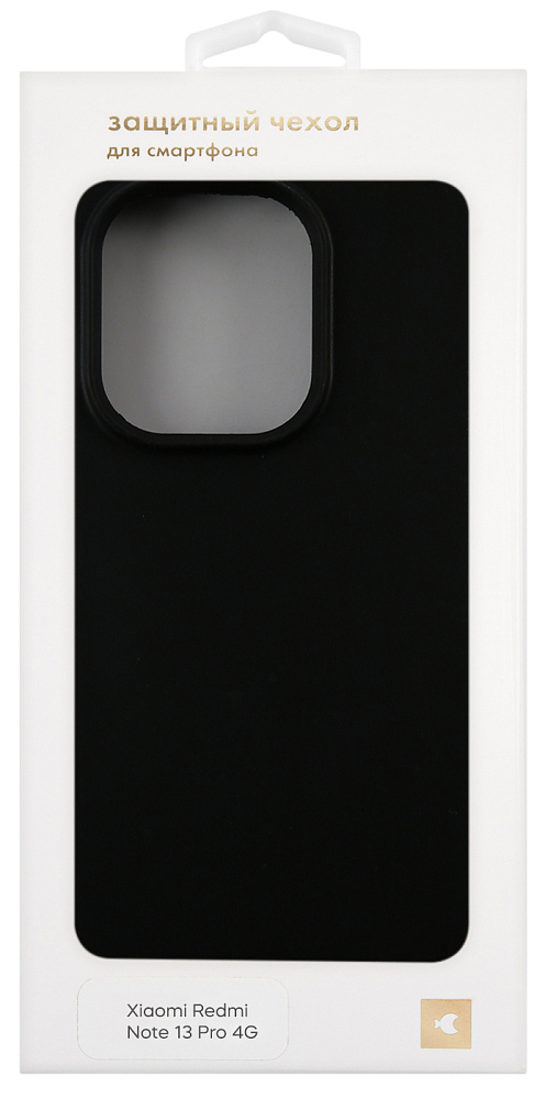Чехол moonfish для Redmi Note 13 Pro, силикон, черный