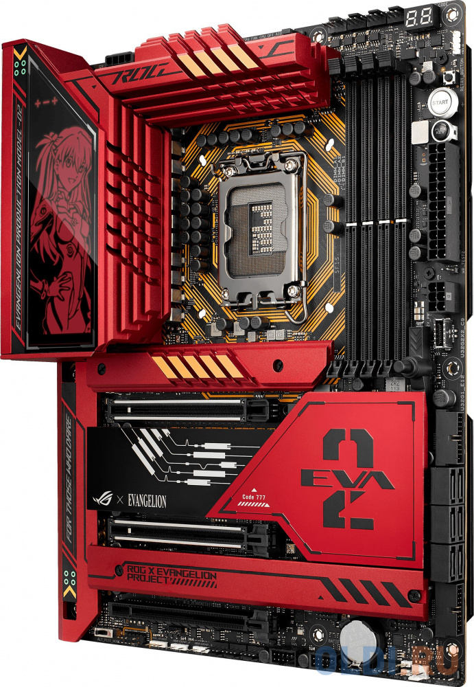 ASUS ROG MAXIMUS Z790 HERO EVA-02, LGA1700, Z790, 4*DDR5, HDMI, 6xSATA3 + RAID, M2, Audio, Gb LAN, USB 3.2, USB 2.0, ATX; 90MB1CI0-M0EAY0