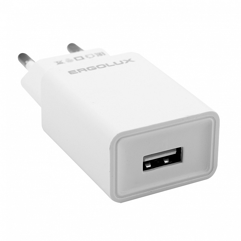 Зарядное устройство Ergolux Промо USB White ELX-PA01P-C01