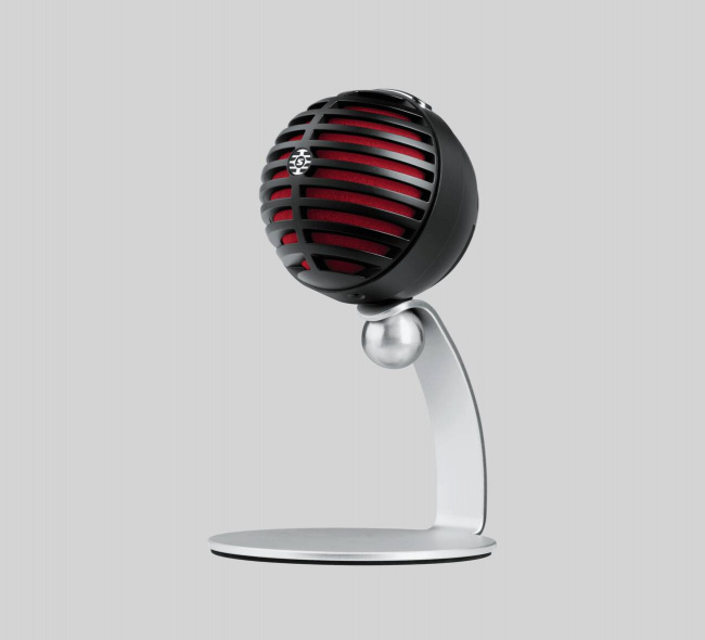 Микрофон SHURE MOTIV, конденсаторный, черный,серебристый (MV5-B-DIG)