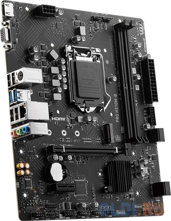 PRO H510M-B mATX, Socket 1200 (Supports 10th Gen only), Intel®H470, 2xDDR4-2933 HDMI+VGA, 1xPCI-Ex16, 1xPCI-Ex1, 4xSATA3, 1xM.2, 8 Ch Audio, GLan, (4+