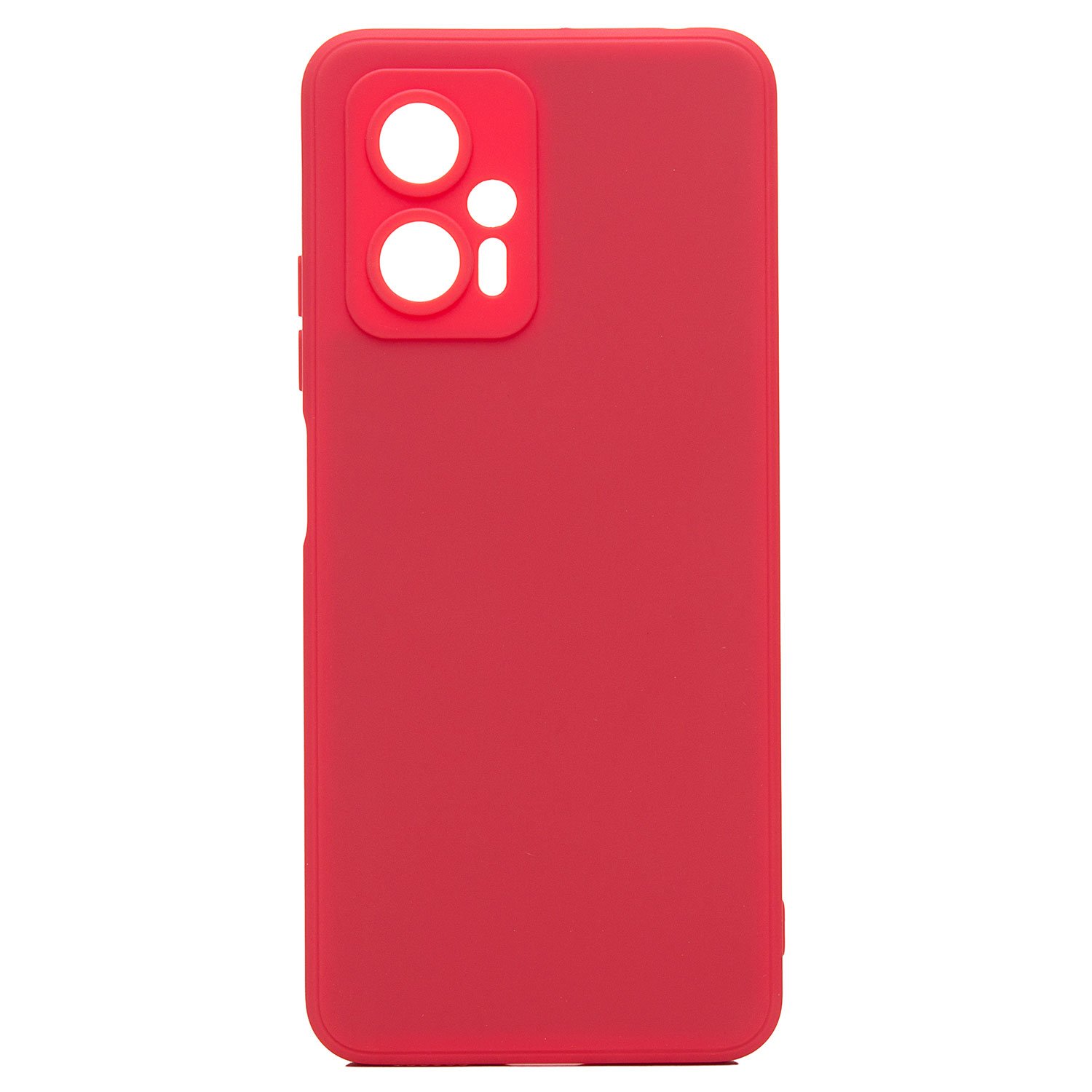 Чехол-накладка Activ Full Original Design для смартфона Xiaomi Redmi Note 11T Pro+, силикон, красный бордо (207331)