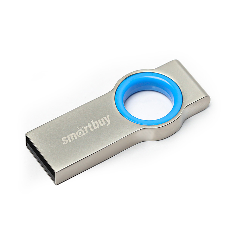 USB Flash Drive 64Gb - SmartBuy MC2 USB Metal Blue SB064GBMC2