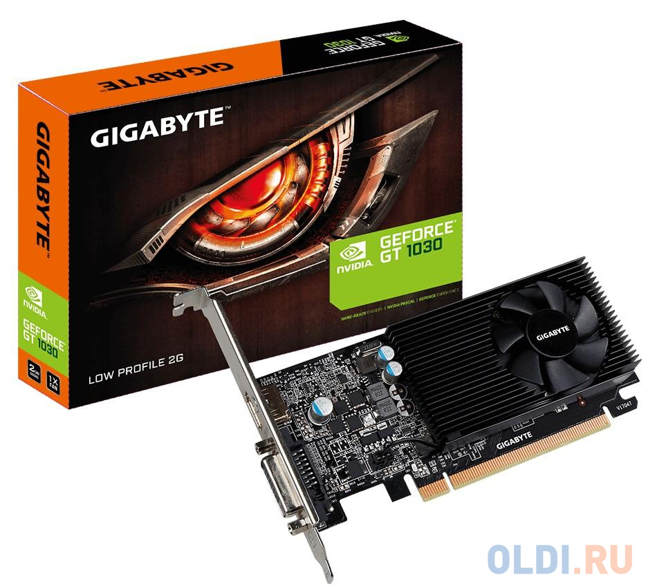 Видеокарта GigaByte GeForce GT 1030 GV-N1030D5-2GL 2048Mb