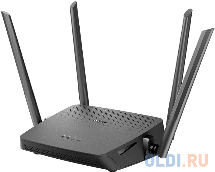 AC1200 Wi-Fi EasyMesh Router, 1000Base-T WAN, 4x1000Base-T LAN, 4x5dBi external antennas, USB port, 3G/LTE support