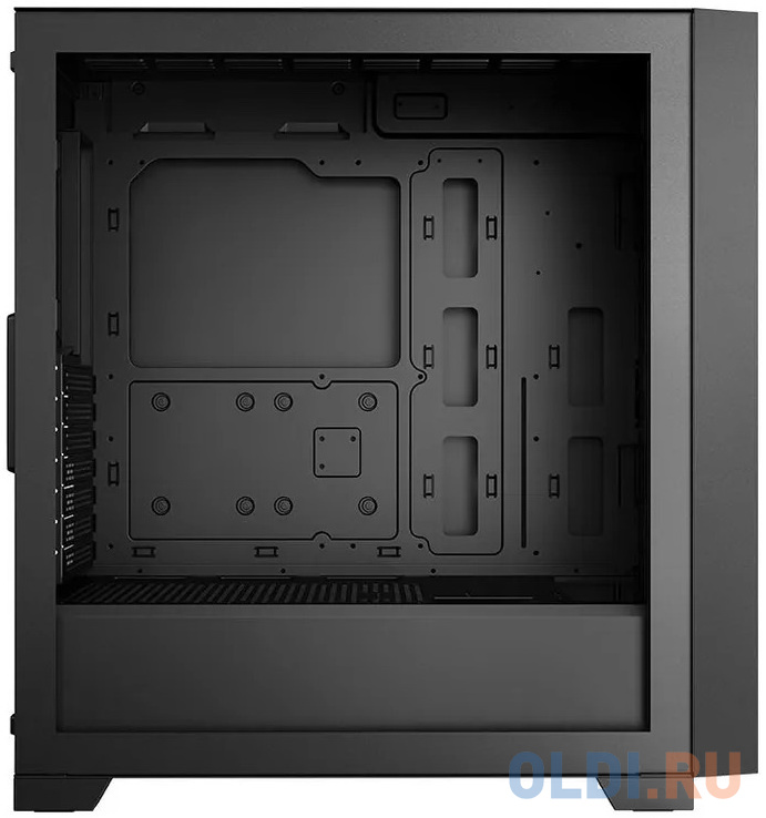 Корпус без блока питания/ PCCOOLER C3D510 BK, Mesh Mid Tower, Black, TG, 0.7 SPCC, no fans E-ATX, ATX, mATX, mITX 170/390/205mm 2x2.5", 2x3.5&quo