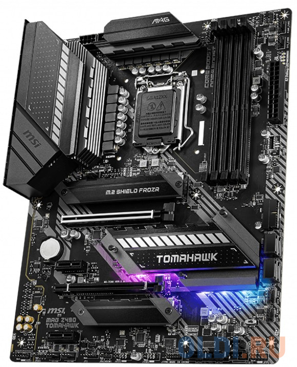 Материнская плата MSI MAG Z490 TOMAHAWK Socket 1200 Z490 4xDDR4 2xPCI-E 16x 2xPCI-E 1x 6 ATX Retail