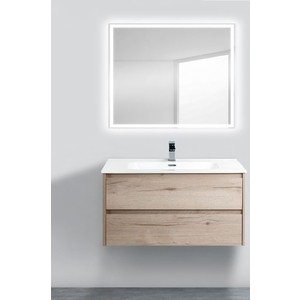 Тумба с раковиной BelBagno Kraft 100, Rovere Galifax Bianco (KRAFT-1000-2C-SO-RGB, BB1000ETL) в Москвe