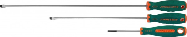 Отвертка плоская SL2.5x75мм, CrV, магнитный наконечник, Jonnesway D71S2575 (46117)