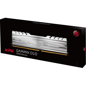 Память оперативная ADATA 16GB DDR4 UDIMM, XPG GAMMIX D10, 3200MHz CL16-20-20, 1.35V, Черный Радиатор AX4U320016G16A-SB10 в Москвe