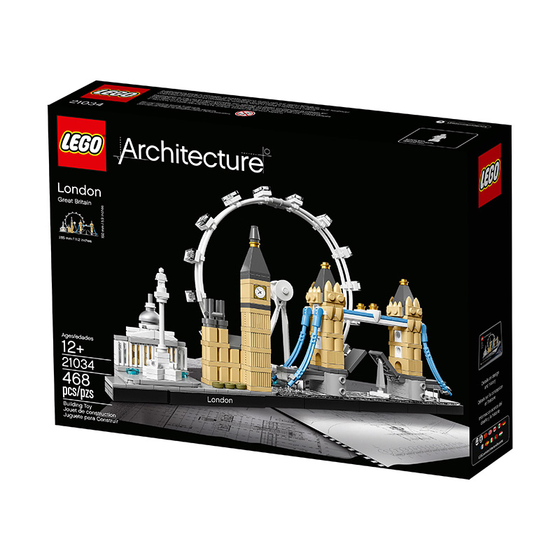 Конструктор Lego Architecture Лондон 468 дет. 21034