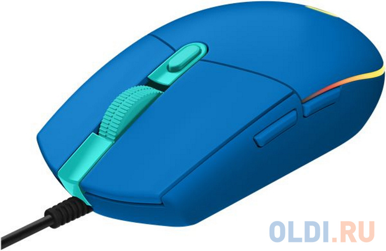 Мышка USB OPTICAL G102 LIGHTSY BLUE 910-005810 LOGITECH