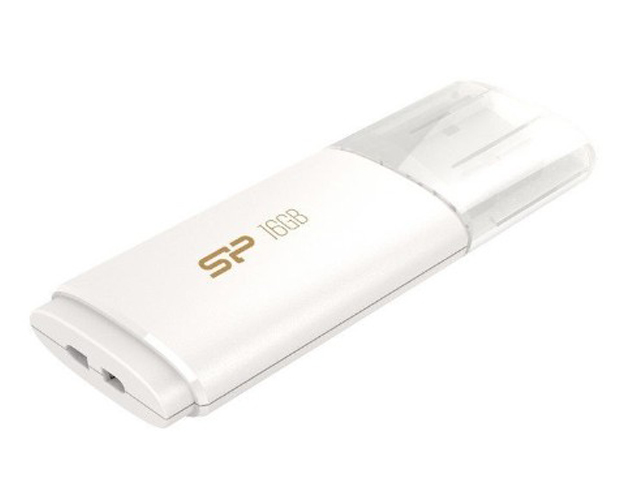 USB Flash Drive 16Gb - Silicon Power Blaze B06 USB 3.0 White SP016GBUF3B06V1W