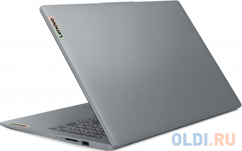 Lenovo IdeaPad Slim 3 15ABRA [82XM00FYIN] (КЛАВ.РУС.ГРАВ.) Grey 15.6" {FHD IPS Ryzen 5 7530U (2GHz 6C/12T)/8Gb/512Gb SSD/DOS/клавиатура с подсвет