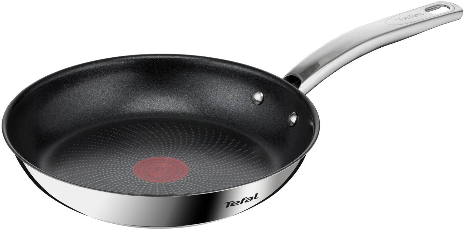 Сковорода Tefal Intuition B8170444, 24см, стальной, антипригарное с титаном покрытие, без крышки (2100125769)