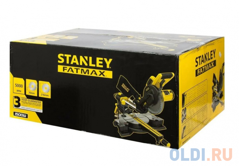Торцовочная пила Stanley Fatmax FME721-QS, 216 мм, 1500 Вт FME721-QS