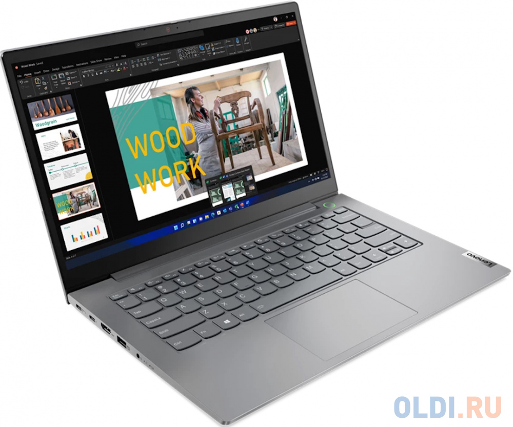 Ноутбук Lenovo Thinkbook 14 G5 IRL Core i5 1335U 16Gb SSD512Gb Intel Iris Xe graphics 14" IPS FHD (1920x1080) Windows 11 Professional 64 grey WiF