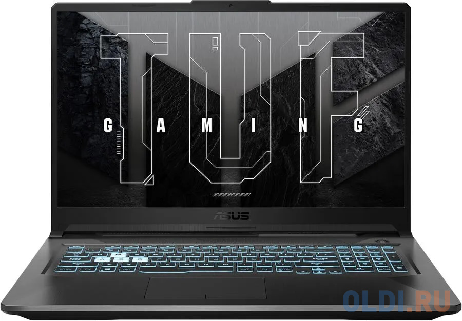 Ноутбук Asus TUF Gaming F17 FX706HF-HX014 Core i5 11400H 16Gb SSD512Gb NVIDIA GeForce RTX 2050 4Gb 17.3&quot; IPS FHD (1920x1080) noOS black WiFi BT C