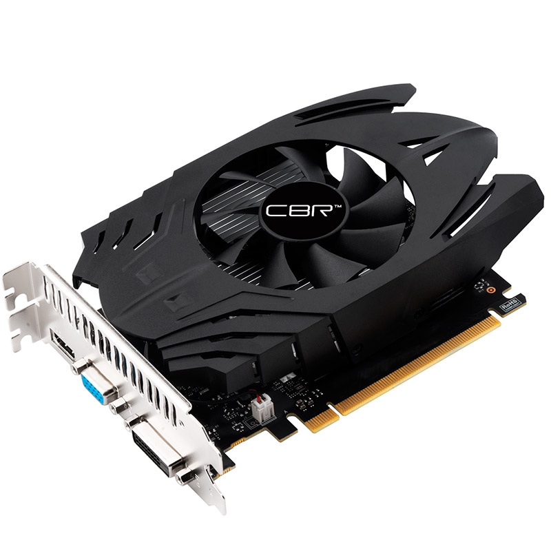 Видеокарта CBR GT730 Power HammerII 2Gb 902MHz GDDR3 1600MHz 64bit HDMI DVI VGA VGA-MSGT730-2G-RTL