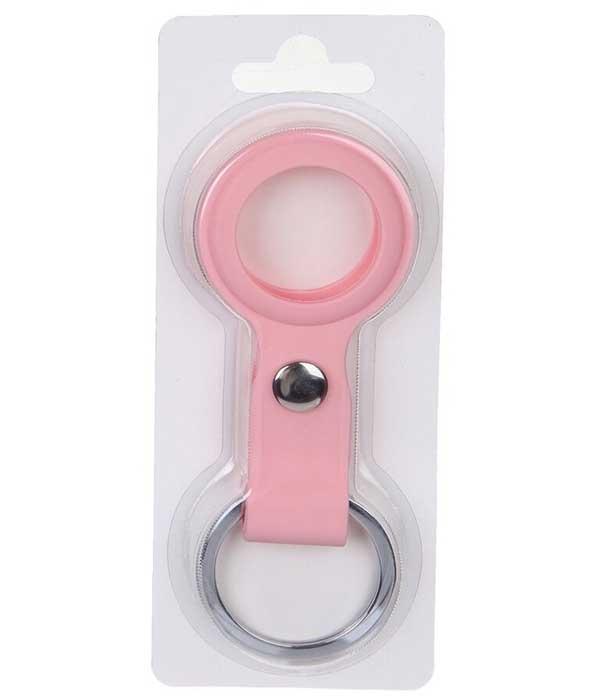 Брелок-подвеска mObility для APPLE AirTag 9cm Silicone Pink УТ000026713