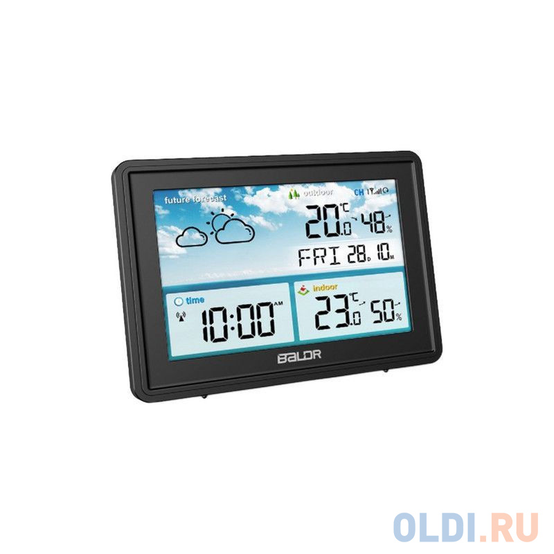 BALDR B0359WST2H2R-BLACK Беспроводная метеостанция, черный в Москвe