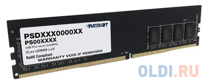 Оперативная память для компьютера Patriot PSD432G26662 DIMM 32Gb DDR4 2666 MHz PSD432G26662