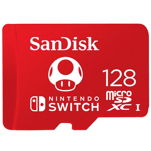 Карта памяти SanDisk and Nintendo Cobranded microSDXC 128Gb Class 1 (SDSQXAO-128G-GNCZN) в Москвe