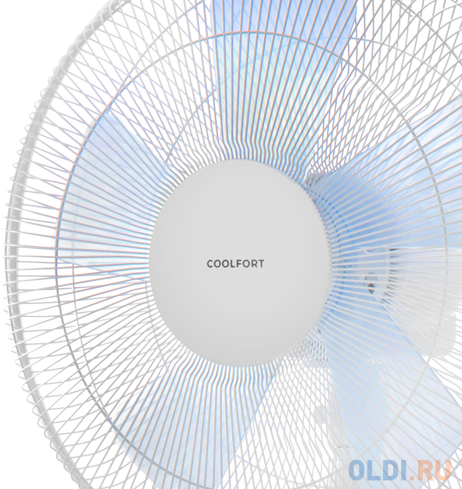 Вентилятор напольный Coolfort CF-2029 40Вт скоростей:3 белый