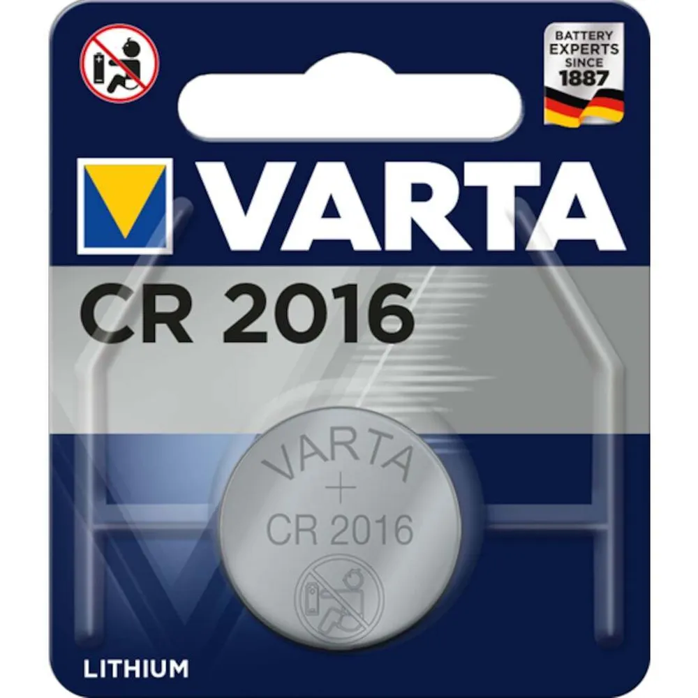 Батарея Varta ELECTRONICS, CR2016, 3V, 1шт. (06016101401)